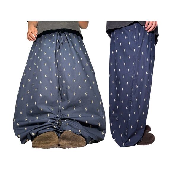Baggy Fit y2k Polo PJs Pajamas 3XL Skater Style Type Wide Leg - Picture 1 of 12